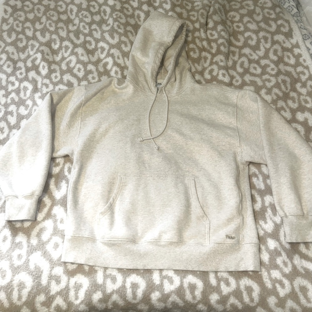 TNA cozy fleece boyfriend hoodie - size large
